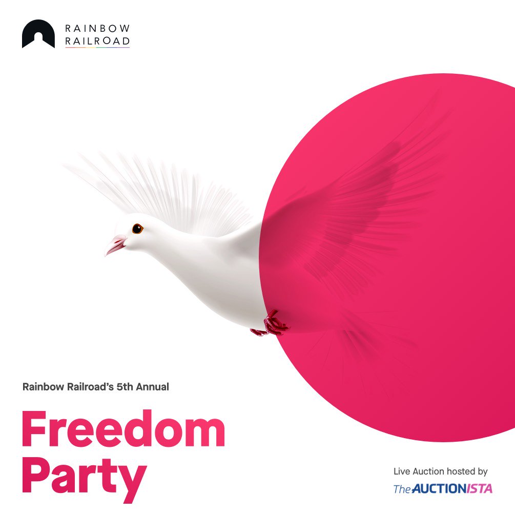 RainbowRailroad's tweet photo. Join us for our 5th Annual Freedom Party – Tuesday, June 5, 2018, 7pm, at the Thompson Hotel Rooftop for an evening of fun and philanthropy! Visit the link for more information and to purchase tickets: https://t.co/LOqx5ylVN4 https://t.co/bkQ9FjFgui