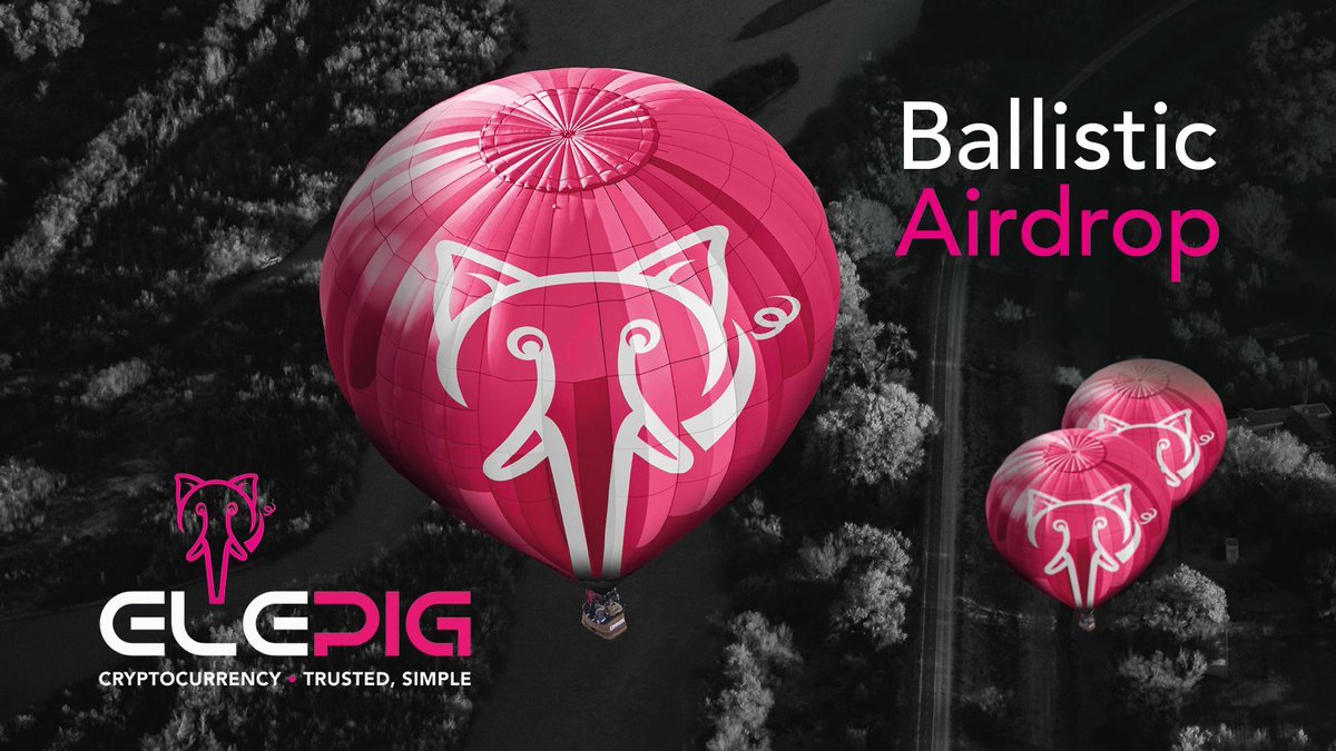 Elepig Ballistic Airdrop - get involved now...
buff.ly/2rFY1EP