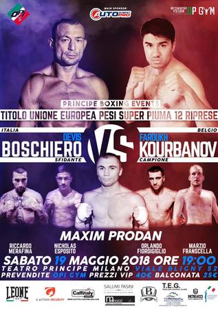 EU SUPER-FEATHER FAROUKH KOURBANOV VS DEVIS BOSCHIERO 
19/05/2018 - MILANO