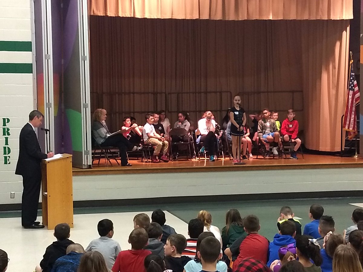 Chapman_Elem's tweet photo. Your 2018 Chapman Spelling Bee Champion is Ana K in Grade 4.  Great job to ALL finalists in Gr 3-4-5. https://t.co/VrbTWOPemj