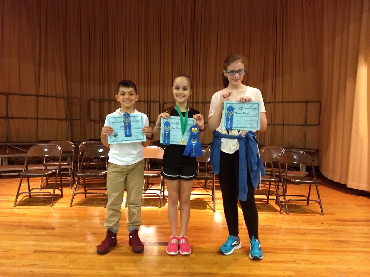 Chapman_Elem's tweet photo. Your 2018 Chapman Spelling Bee Champion is Ana K in Grade 4.  Great job to ALL finalists in Gr 3-4-5. https://t.co/VrbTWOPemj
