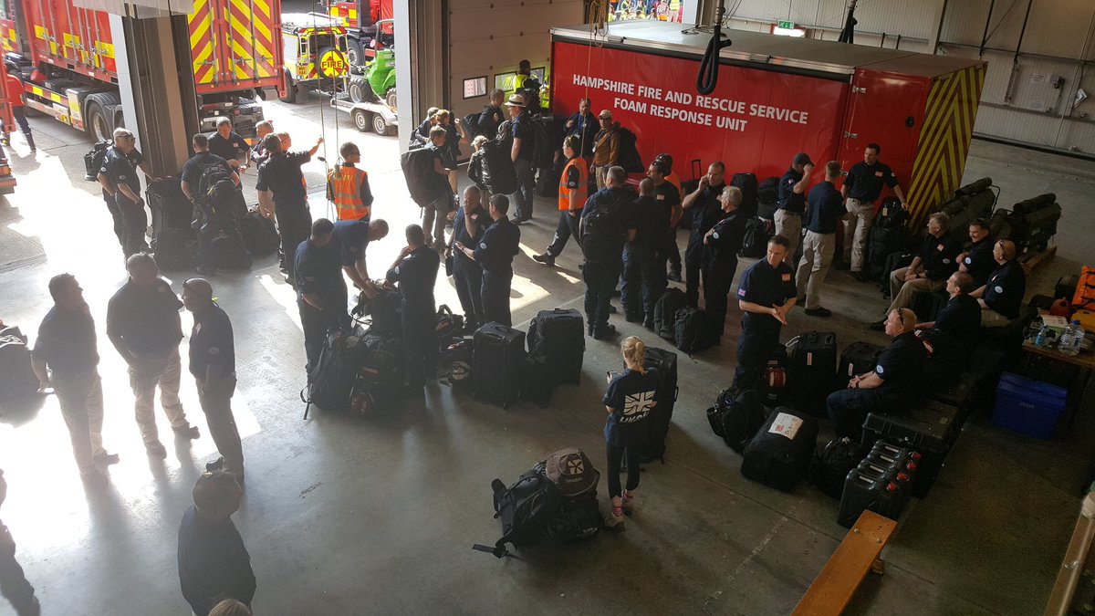 All teams have "left" the U.K. and have arrived in MAS! #SimEx2018 well underway. <a href="/UK_ISAR_TEAM/">UK ISAR</a> @Hants_fire