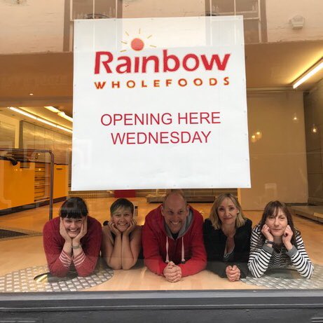 Great news! Following their devastating fire, the good people at <a href="/RainbowNorwich/">Rainbow Wholefoods</a> will be open for business in Lower Goat Lane from tomorrow - rainbowwholefoods.co.uk