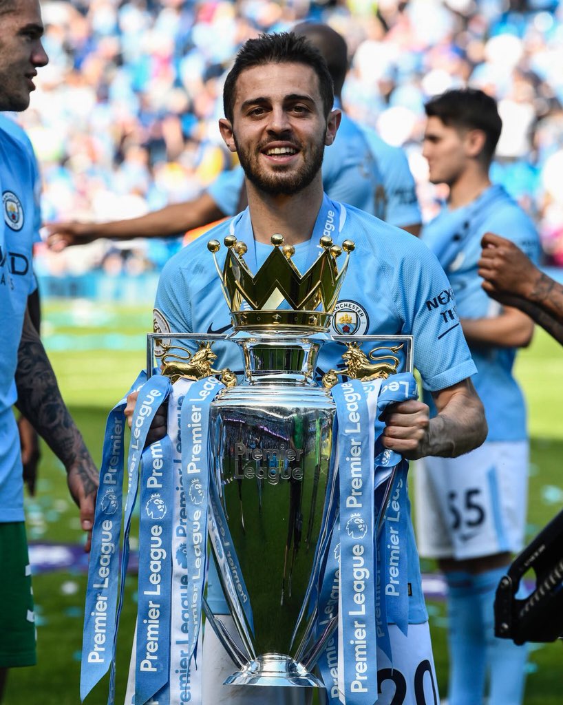 Bernardo Silva on Twitter: "See you all next season and THANK YOU! It was  fantastic to win the @premierleague on my first year! Many more to come  hopefully 🙌🏼🔵 @ManCity #mcfc #mancity #