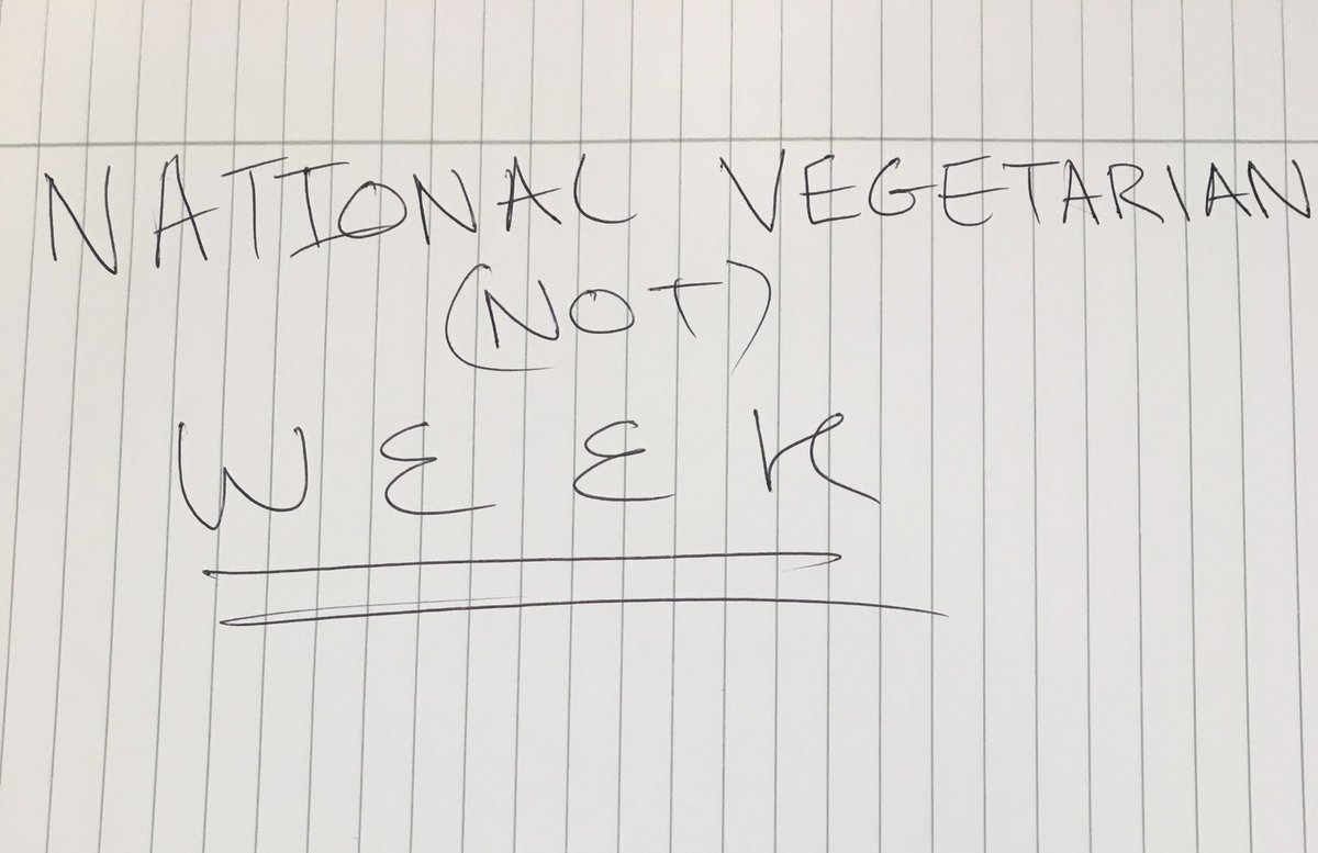 1PunMaster's tweet photo. @OneMinuteBriefs #NationalVegetarianWeek nothing weak about being vegetarian! #strong #vegetarian https://t.co/eTCH2vs8tK