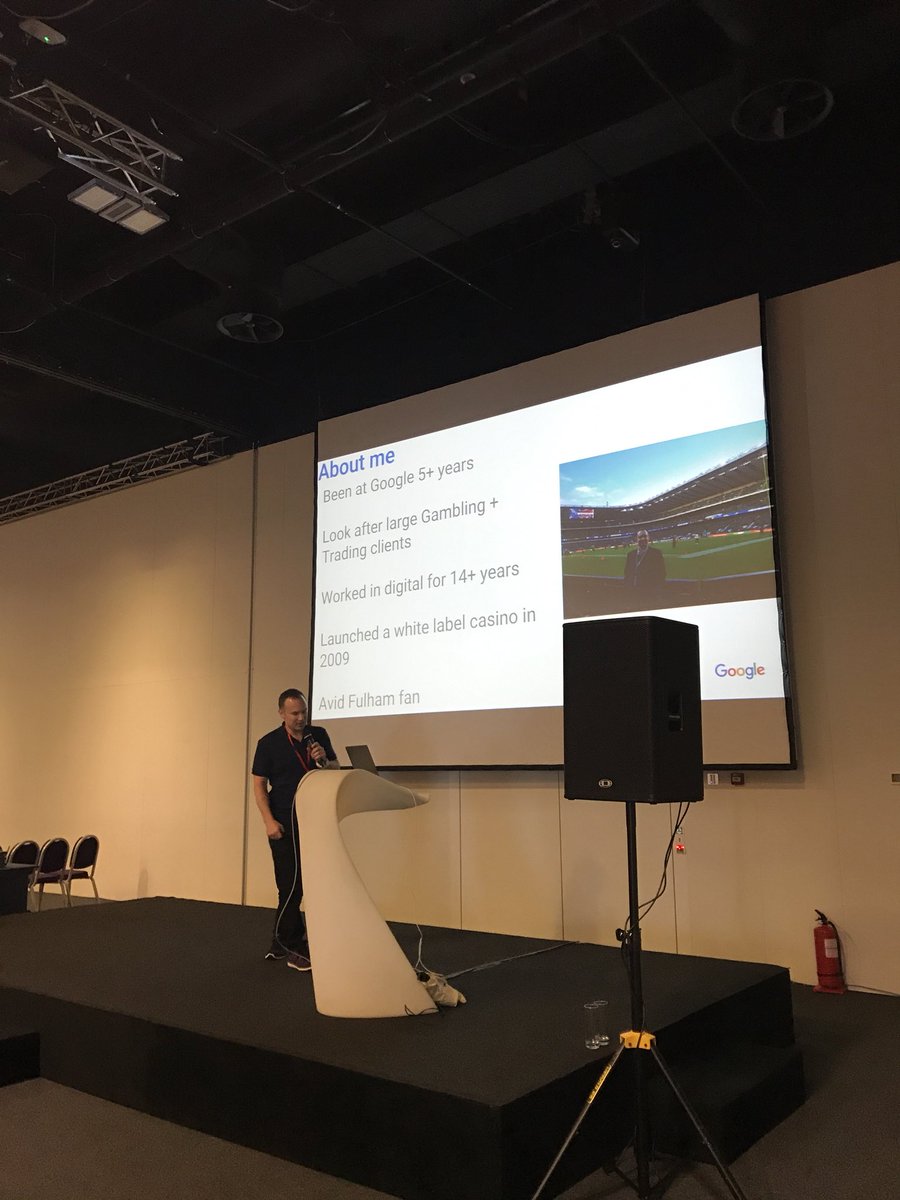 AffiliateCon1's tweet photo. Chris from @Google is giving his keynote speech now. Donโt miss it. ๐ #AffiliateMarketing #AffiliateCon #SeriousBusiness https://t.co/jjMj2IvO2z