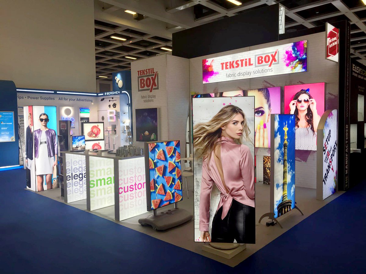 Biz geldik Berlin! 🙋Avrupa'nın en büyük Global Baskı Fuarı FESPA #EuropeanSignExpo, Salon 4.2 - A47’de sizleri bekliyoruz. #TekstilBox #FESPA #FESPA2018