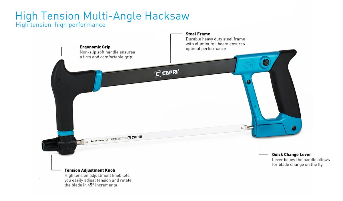 Metro2015Sales's tweet image. #ToolzDay
Even #Hacksaws can be #ergonomic!   Who Knew?
more --&amp;gt; @CapriTools ow.ly/qQqW30jBkTd