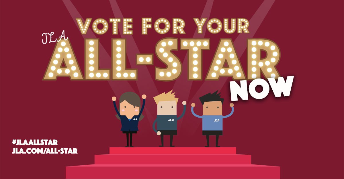 JLA_Ltd's tweet photo. Don't forget to Vote for your JLA April All-Star! https://t.co/uk9HROSjJx #JLAltd #JLAALLSTAR #GETATREAT https://t.co/ZiXqCxtzgT