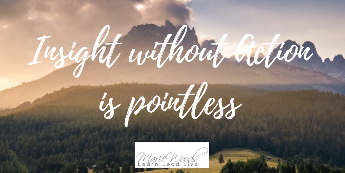 MWoodsMFT's tweet photo. All the insight in the world doesn't help you if you don't use it. #TakeAction #TuesdayThoughts #personalgrowth #recovery #therapy #selfhelp #motivational https://t.co/x1kcqBM9DT