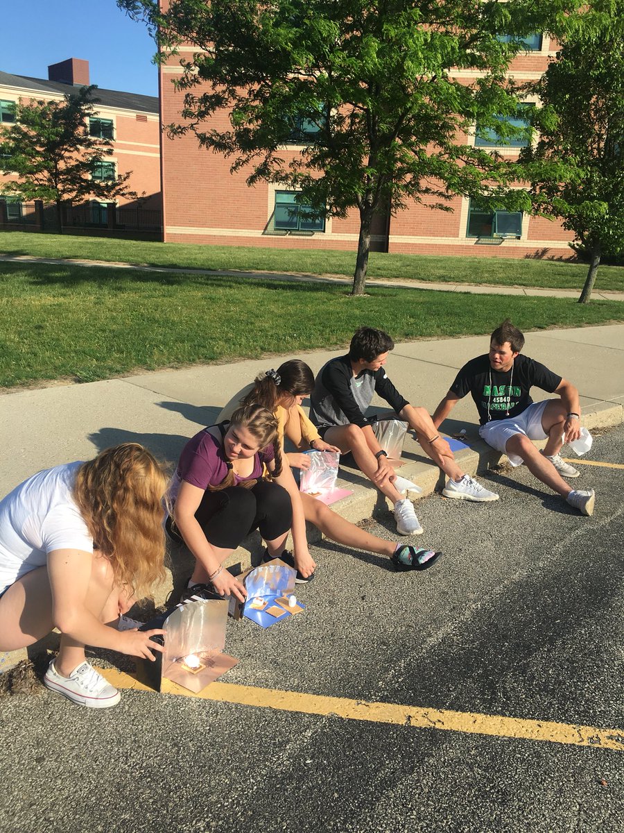 arminiojill's tweet photo. S’More fun with parabolas at Mason High School with @MsWhite_MHS ‘s second bell class! https://t.co/3nGXEvqexX