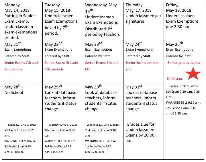 DBHSpathfinder's tweet image. #FinalsWeek is coming for @DBHSClassOf18 next week but all #DBHS should not planning ahead to this schedule as #SummerVacation is closer then you think