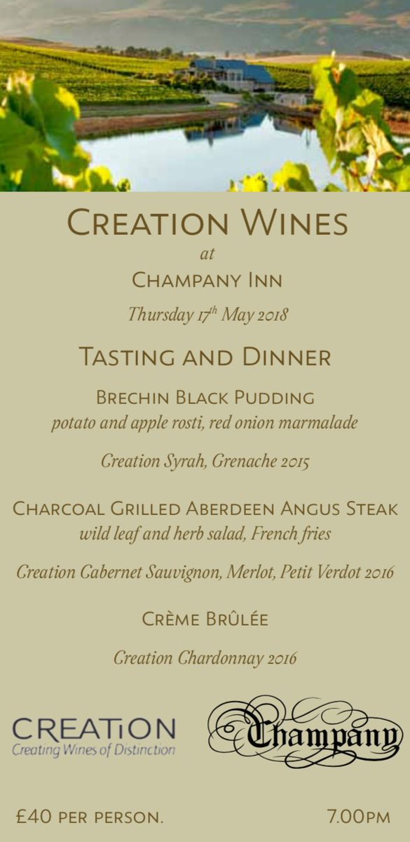 Stephan60394898's tweet photo. @creationwines @edinburghpaper @edinburgh @JournoandGaz @LinlithgowVisit @champanyinn come and join us at Champany in at Linlithgow and have a taste of south africa on your doorstep 🇿🇦 —>✈️->🏴󠁧󠁢󠁳󠁣󠁴󠁿=🏆🍷 https://t.co/tp10miaZrd