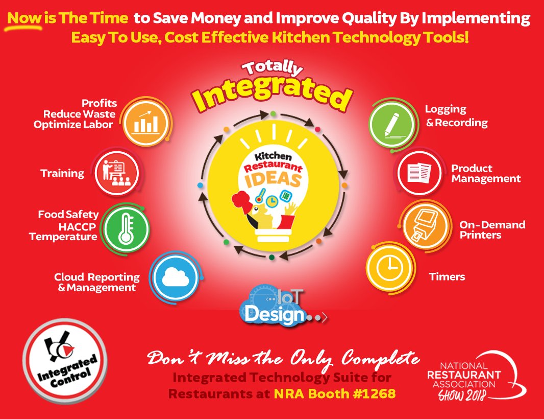 goicc's tweet photo. Now is The Time to Save Money and Improve Quality By Implementing Easy To Use, Cost Effective Kitchen Technology Tools! Find us at the #NRASHOW @NRAShowIntl Booth # 1268 --- Don't miss the only complete suite for restaurants. https://t.co/N7nwmRQlky