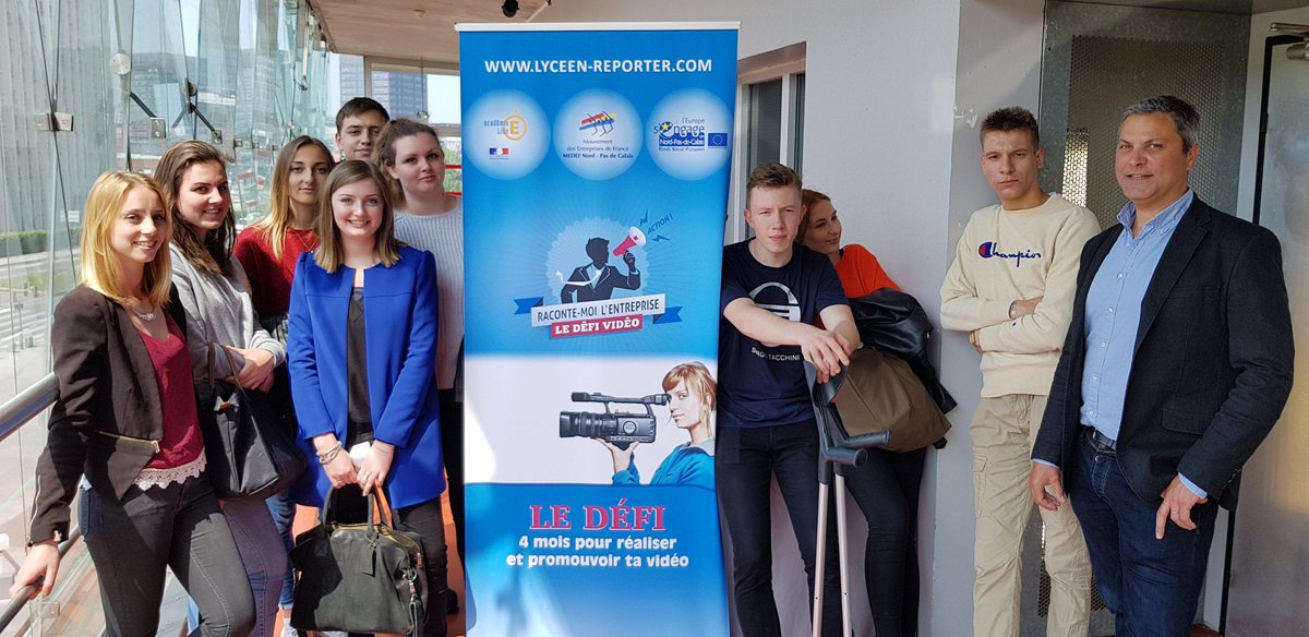 lyceeguymollet's tweet photo. #Arras #DefiVideo_EE #Medef Les étudiants du @lyceeguymollet vont-ils remporter le défi video? Réponse dans quelques minutes.... https://t.co/YbSPb23HuG