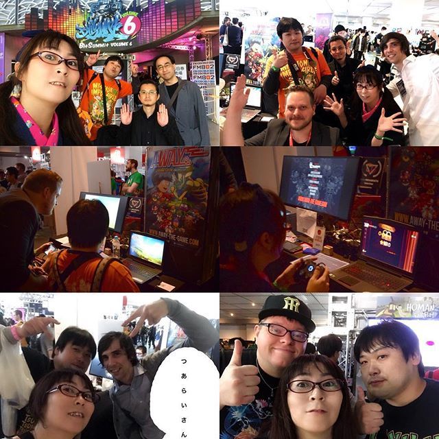 ayamajiro's tweet photo. #BitSummit #記念写真 的な何か。
#AWAYjourneytotheunexpected これからが楽しみー!
来年のBitSummitも参加したいなー、気になる #ゲーム いっぱいあったし、なんせ楽しかった!
#BitSummitvol6 行って良かった!
たくさんのご縁に感謝(*´꒳`*)
#BitSummit2018 https://t.co/AVrdEg7ICF https://t.co/l5MMq5dZsy