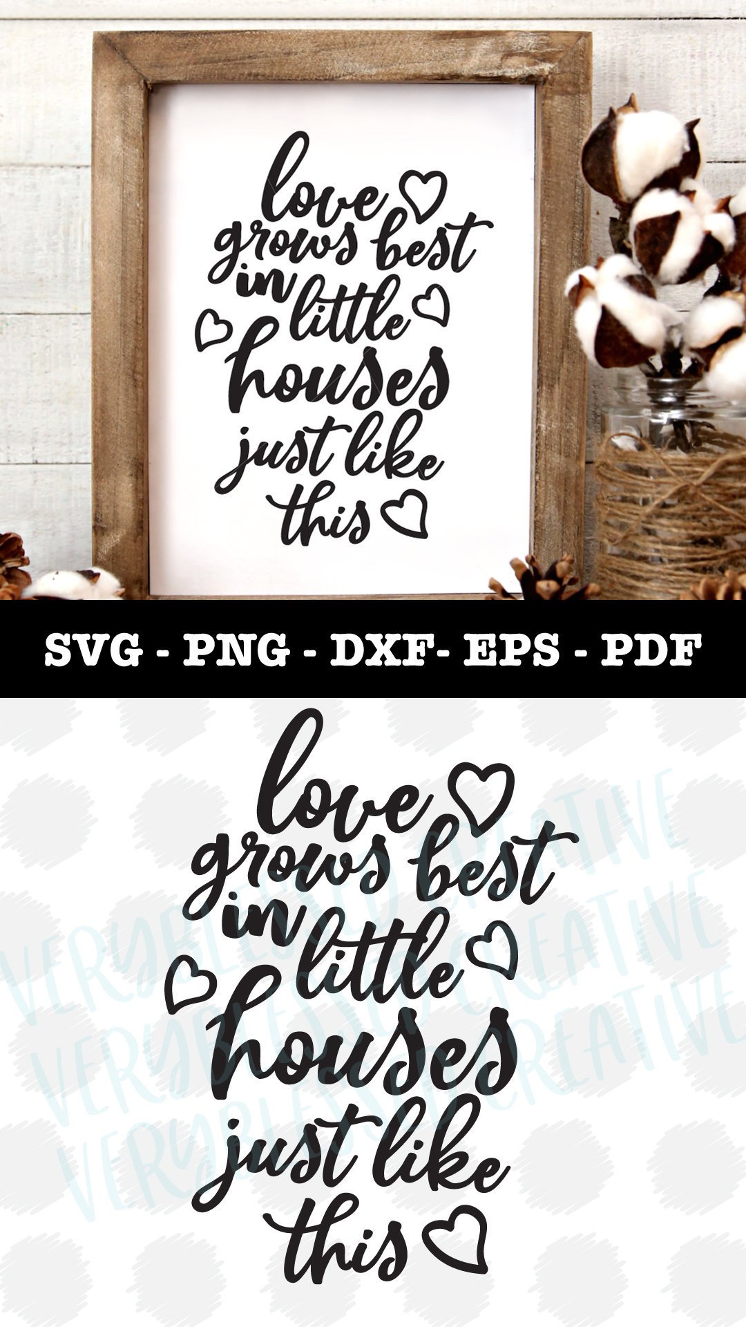 Wood Sign Svg Cut File Love Grows Best In Little Houses Just Like This Svg Family Home Sign Svg Dxf Housewarming Svg Rustic Signs Png Clip Art Art Collectibles Colonialgolfhart Com
