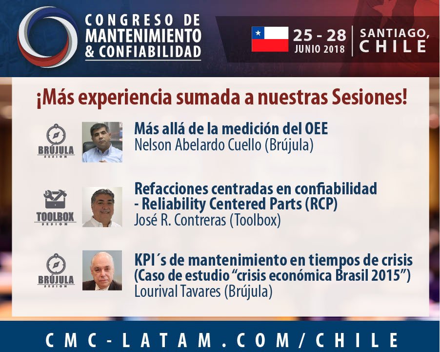 CMC_LATAM's tweet photo. El 1er CMC Chile 2018 cuenta ya con más de 30 SESIONES de Conferencias y Talleres confirmadas.
No lo pienses más y SÚMATE a este foro que reúne a EXPERTOS internacionales de la industria.
INSCRÍBETE:
https://t.co/UdYWfFuIIx
#CMCCH #CMCLATAM https://t.co/rJOkDIPeEg