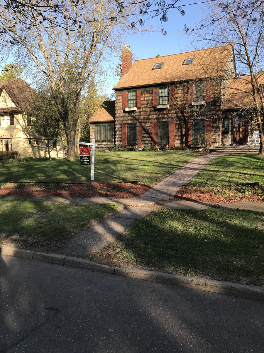 Tough to see the for sale sign in the yard. Reality setting in that I will be leaving Duluth soon-something I never planned on.