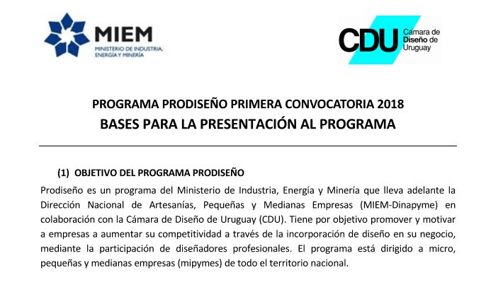 Incubacoop_Uy's tweet photo. Un programa diseñado a tu medida: Prodiseño, tiene por objetivo promover que las micro, pequeñas y medianas empresas aumenten su competitividad a través de la incorporación de diseño en distintos aspectos de su negocio. Por más información https://t.co/Ir3hzMQIUb https://t.co/gnE4mBqwfn
