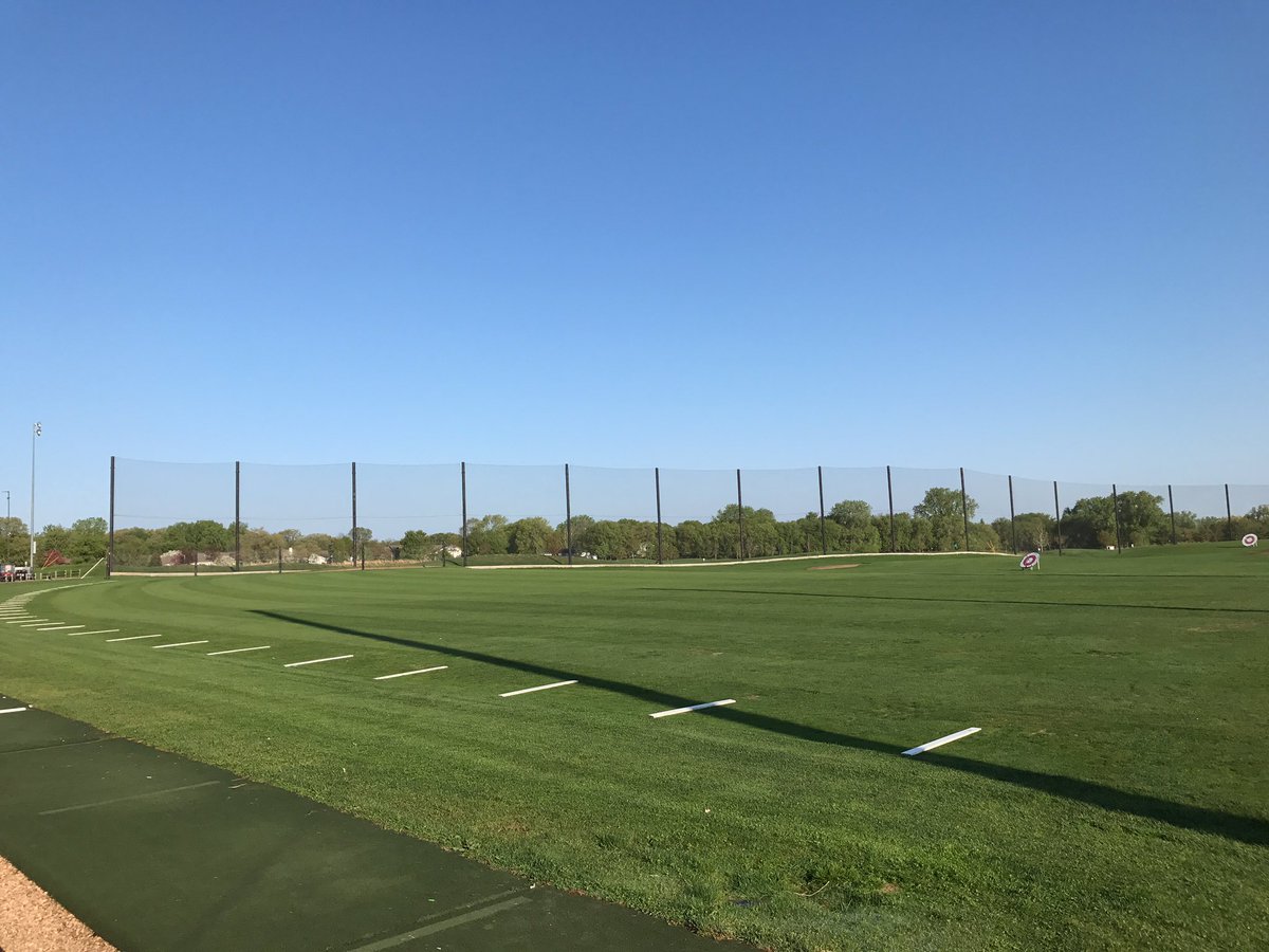 For all those people waiting to hit off grass, today is the day! #haveatit <a href="/BattleCreekGC/">Ponds@BattleCreek</a> <a href="/RamseyCtyParks/">Ramsey County Parks</a> #pleasebenice  We will be on grass from now on