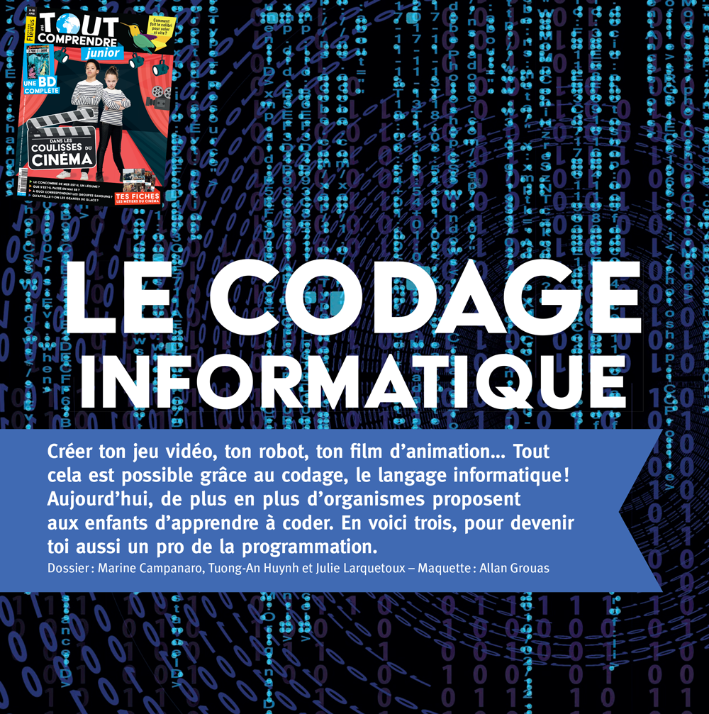 FleurusPresse's tweet photo. Le codage, c'est pas sorcier ! Devenez des experts du langage informatique grâce à notre dossier 👊 Eh bien, on en apprend des choses avec Tout Comprendre Junior ! 😁👌🤖

>>> https://t.co/mjs7VXFV96

#Codage #Coding #CodageInformatique #LearnToCode #Presse #Magazine https://t.co/l1uQDa5vF2