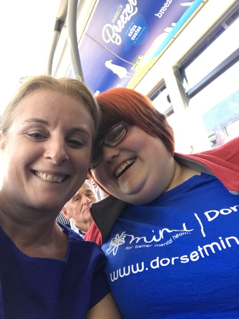 CEODorsetMind's tweet photo. On the @Morebusco between #MHAW18Dorset events with @HannahLouiseGo1 Off now off to meet with @mind_sculpt to talk #DorsetMentalHealthAlliance
#istressless when I laugh on the us!!!😂😂😂 https://t.co/YGpRgtKLyY