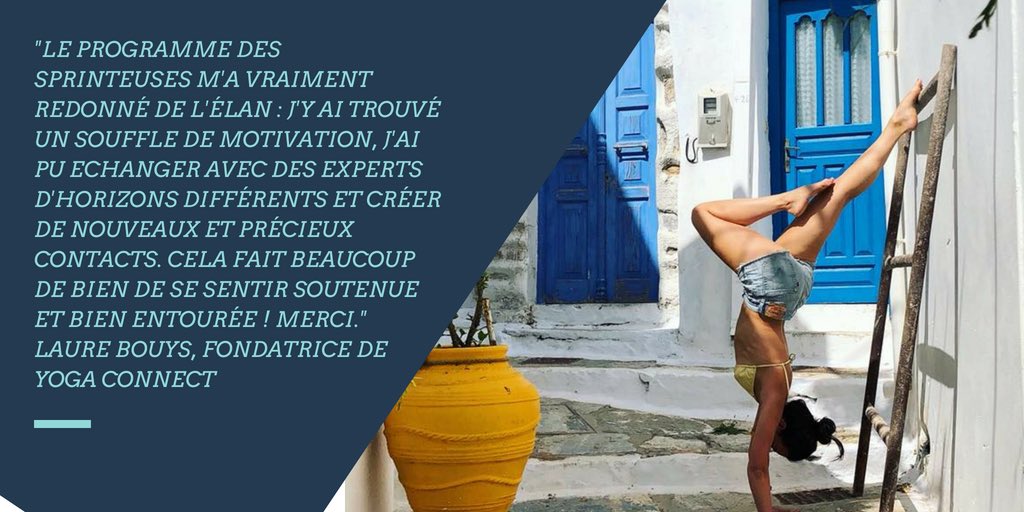 Willa_off's tweet photo. Si à votre tour, vous souhaitez participer à notre programme #LesSprinteuses, un programme destiné aux entrepreneurEs dans le domaine du sport, ne tardez plus ! Inscriptions ➡️ https://t.co/kEuyw8fxJF #sport #business https://t.co/wgPCxZbyCc