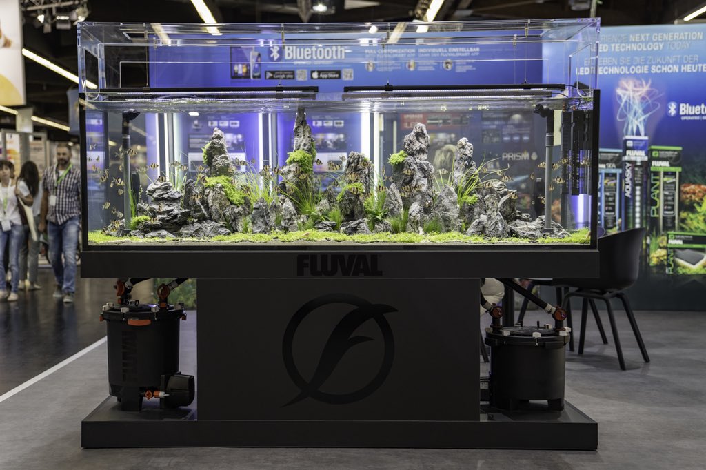 Hagen_ES's tweet photo. Nuestro acuario con potentes filtros Fluval FX4 y FX6. Stand #Fluval en #Interzoo2018
#Aquascaping por Alexander Paulus
#acuariofilia https://t.co/zKfyoOT9BZ