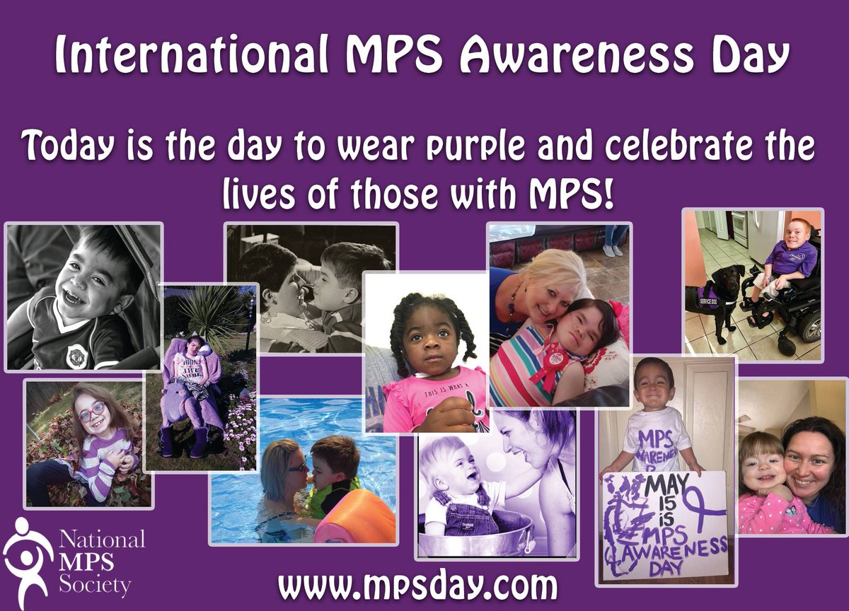 MPSSociety's tweet photo. Today is International MPS Awareness Day! https://t.co/tSBgFPKnfu #flyformps #mpsawareness2018 https://t.co/DEmBVArho4