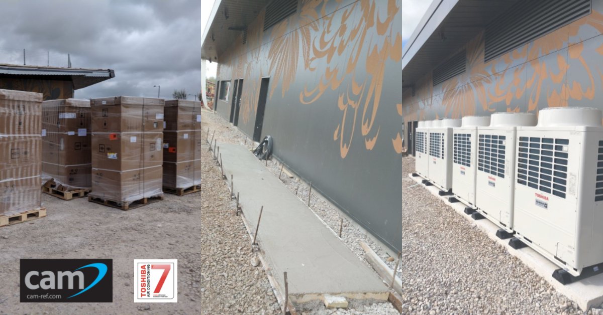 cam_ref's tweet photo. Great feedback from site today on this project for Ameon UK.
Condensers are in and the lads are working towards completing to schedule.
#CAMRef #TEAMCAM #AmeonUK
#installation #airconditioning
#Toshiba #VRF #T7enhancedwarranty https://t.co/NV7698j8q3