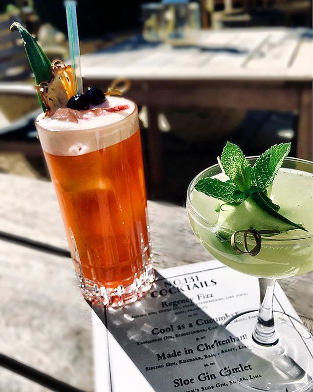 131TheProm's tweet photo. Sunshine and cocktails🍸
These are some of our favourites, ‘Cool As A Cucumber’ and ‘Singapore Sling.’ See you on the terrace🌤
•
•
•
#no131 #promenade #cheltenham #boutiquehotel #cotswolds #sunshine #cocktails #cocktailbar #cocktailtime #gin #ginc… https://t.co/bByCtrSz1n https://t.co/BoUGnpHX1b