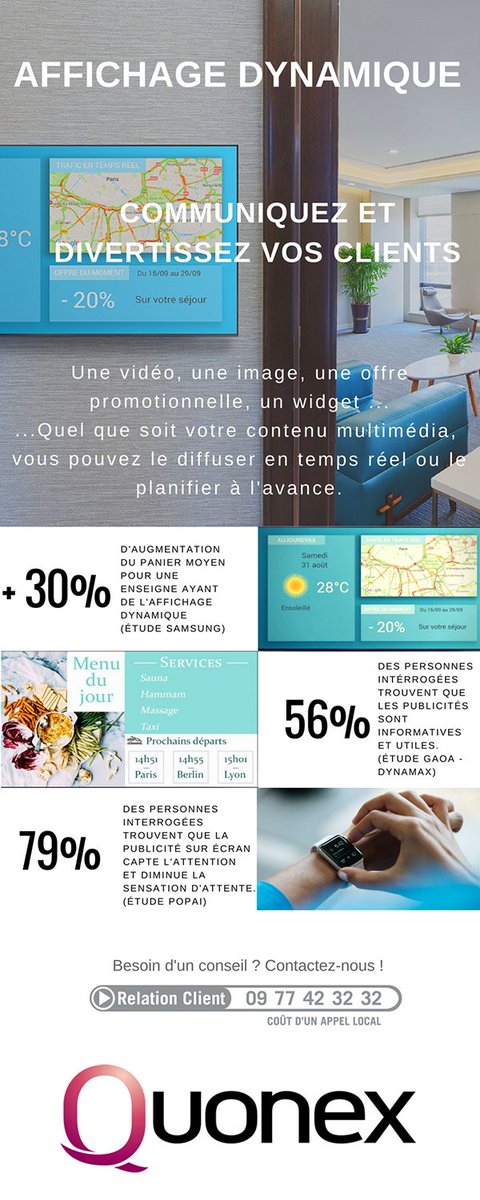 Quonex_Alsatel's tweet photo. [Découvrez notre infographie] Affichage Dynamique https://t.co/ssOH8Ady1Q