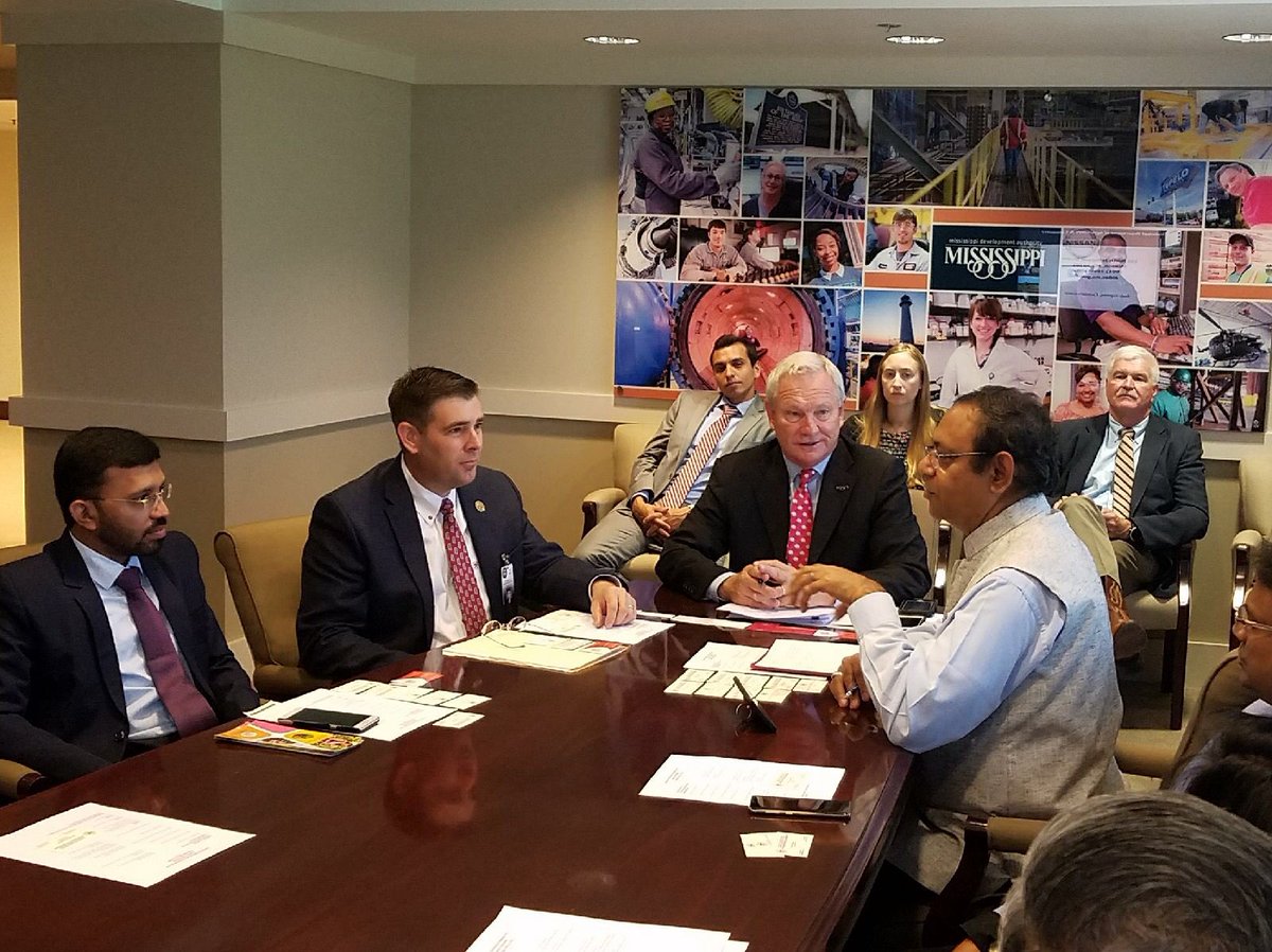 Yesterday with MDA’s <a href="/GlennMcCJr/">Glenn McCullough Jr.</a> we were pleased to welcome over a dozen Republic of India Consulate officials and business owners to MS and toured one of our state of the art poultry facilities.  Strengthening Mississippi’s relationship with the world’s largest democracy.