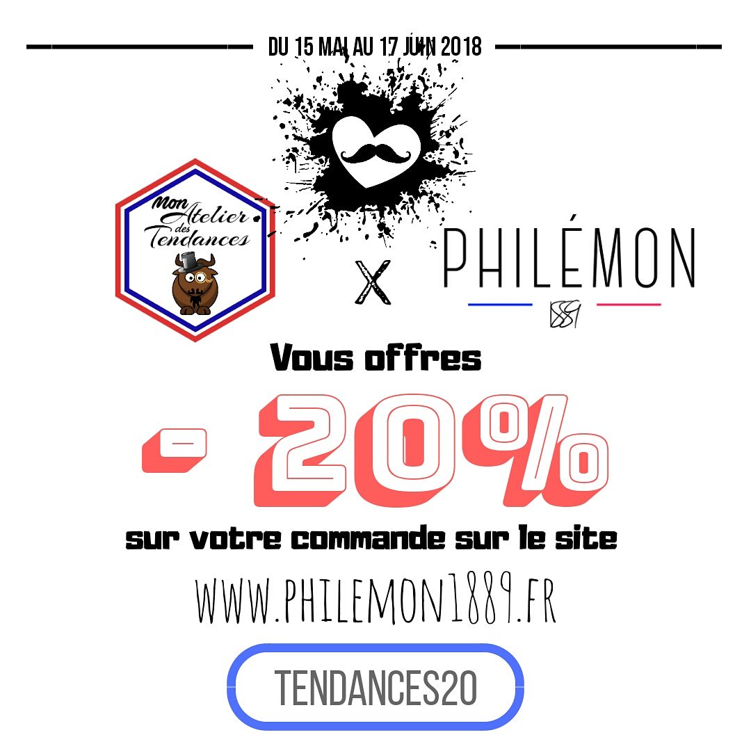 MonAtelierBarbu's tweet photo. ⚡Prêt à gâter Papa ❓

💈Du 15 mai au 17 juin, Mon Atelier Des Tendances x Philémon vous offres -20% sur votre commande avec le code TENDANCES20 sur le site https://t.co/1KpTjVnKHT 🎁❗

#barbus #barbe  #grooming #mensgrooming #fetedesperes #philemon1889 #monatelierdestendances https://t.co/NDVFJV1jEp