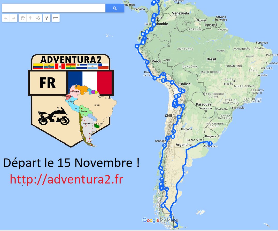 Adventuradeux's tweet photo. 😍Dans 6 mois...c'ets le Grand départ !!! https://t.co/E0AV0KHUr2