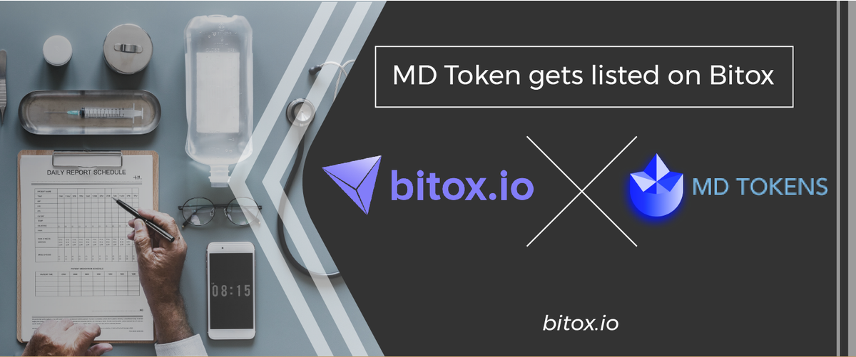 bitox_exchange's tweet photo. MD token $MDTK is now available on @bitox_exchange : https://t.co/EOZsomPz6l …
Established Singapore digital health company that has launched own crypto token for cashless healthcare services
#MDTK #ERC20 #gems #Ethereum #ICO #Crypto #cryptotrading https://t.co/tIS3E2nuVq