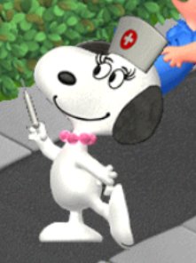 PeanutsTale's tweet photo. Get #ready for your #shot ;)  #Nurse #Belle is a #Vaccination #Sensation in the #Family #Friendly #Mobile #Game - #Peanuts #Snoopy's #Town #Tale https://t.co/DfcSmK5kFB