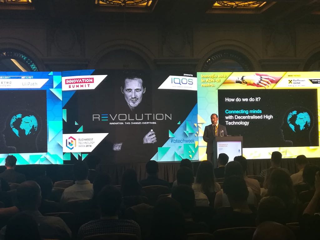 rLoopDAO's tweet photo. We enjoyed telling the rLoop story at #btechweek Bucharest Innovation Summit #innovation #servetheloop #thefutureisnow https://t.co/Zinrvy4s54