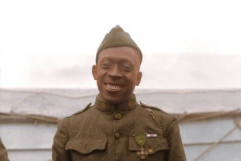 #OTD 

Exactly 100 years ago today, May 15, Pvt. Henry Johnson held his own against 20 German soldiers, holding them off and protecting his unit until reinforcements arrived. 

go.usa.gov/xQNep