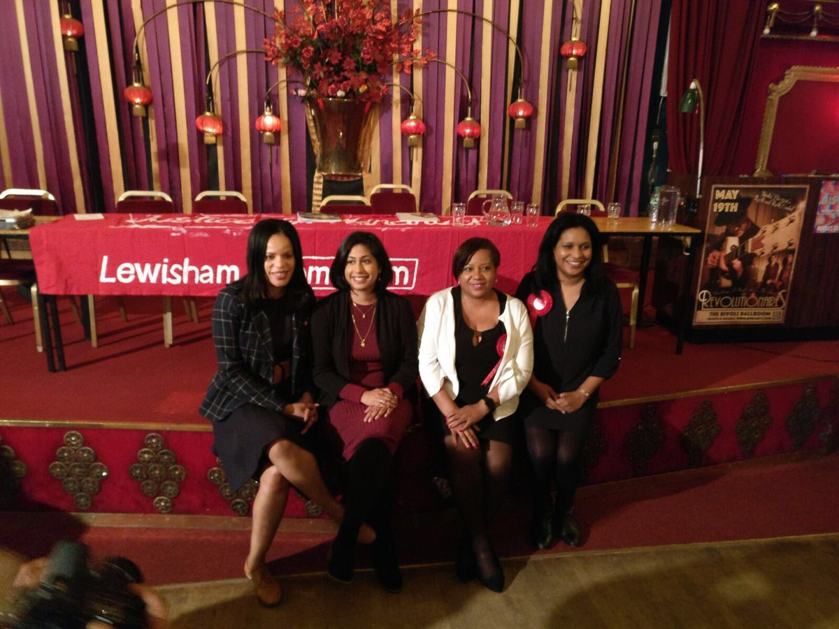 maxinejames's tweet photo. The #Fab4 candidates in #LewishamEast race to be the @UKLabour Parliamentary candidate. Members are #Spoilt4Choice with @ClaudiaWebbe @SakinaZS @Brenda_Dacres @JanetDaby.
Looking forward to #hustings tomorrow. #AndStillWeRise #BlackGirlMagic #ChangeIsComing #timesnow https://t.co/KwePvyf0PZ