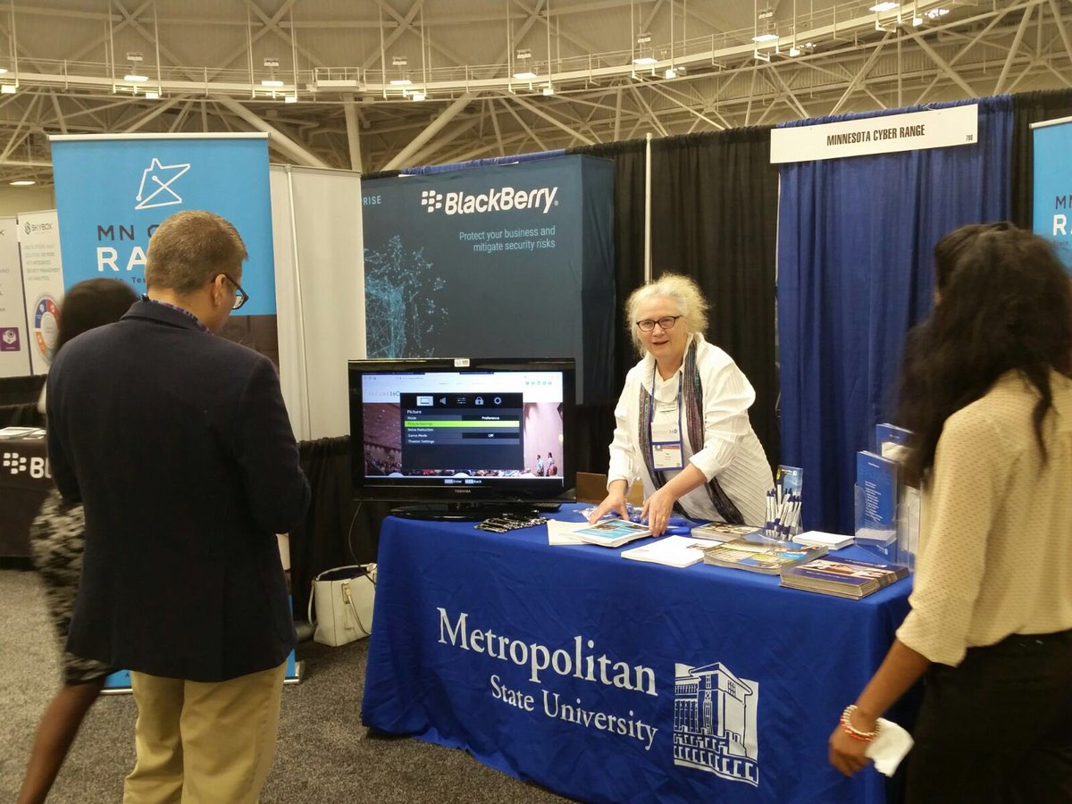 Bee_dats_Mee's tweet photo. A cyber range is a virtual environment that is used for cyberwarfare training and cybertechnology development. You want to know more? Come to booth 708. We have loads of important information for you. @kaleemf @Secure360 #Cyberrange #MNCyberrange #Secure360 #Secure360Conference https://t.co/3wfYlQ7oep