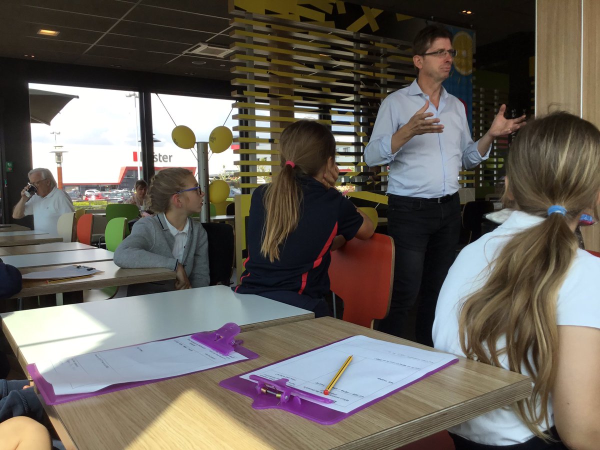 For our Unit of Inquiry on Messages, <a href="/gwasgrade4/">GWAS GRADE4</a> had a special meeting with the manager of the local McDonalds to learn more about the franchise's advertising strategies (colours, tag lines, images, target audience and feeling). Yes, we split one order of fries 🍟<a href="/GWASwitzerland/">GEMS World Academy Switzerland</a>