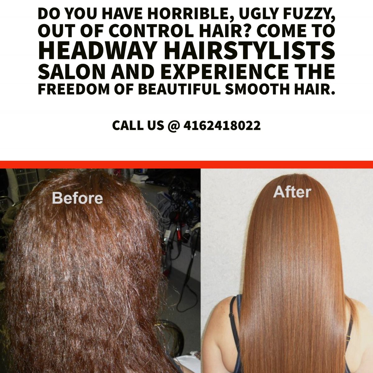 HeadwayStylists's tweet photo. Take advantage of our special offer now!!! Tuesday &amp; Wednesday 10% off on Keratin Treatment and have the hair of your dreams now why wait? Call Headway @ 4162417022. Offer ends June 30, 2018 #smoothhair  #keratintreatment #liquidkeratin #straighthair #torontosalon #northyork https://t.co/UnuXVyBKIR