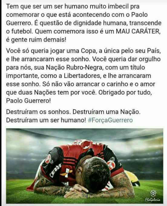 AllyneCastro1's tweet photo. A Nação está com vc , para mim copa do Mundo acabou , Federação Corrupta , o futebol perde seu brilho , causa tristeza no país Armação esse lance do Guerreiro , mas como não temos provas concretas segue a vida , mas eu acredito que outras punições esses corruptos receberam https://t.co/JUfMqpTVcJ