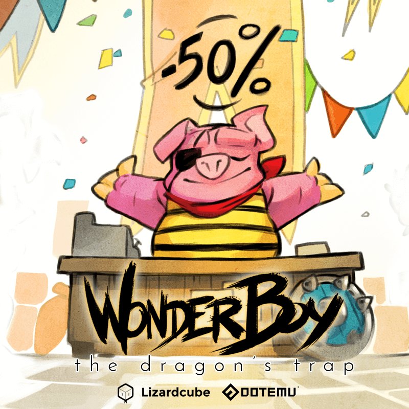 CoupleOfGamer's tweet photo. L’excellent Wonder Boy : The Dragon’s Trap est a moitié prix sur toutes les plateformes raison de plus de commencer l'aventure de ce remake culte de Master System.
@Cosmocover @Dotemu #Gaming #Steam #Playstatio4 #Xboxone #NintendoSwitch #Game #gamer #Gamergirl #CoupleofGamer https://t.co/fMh9S9x6Kg