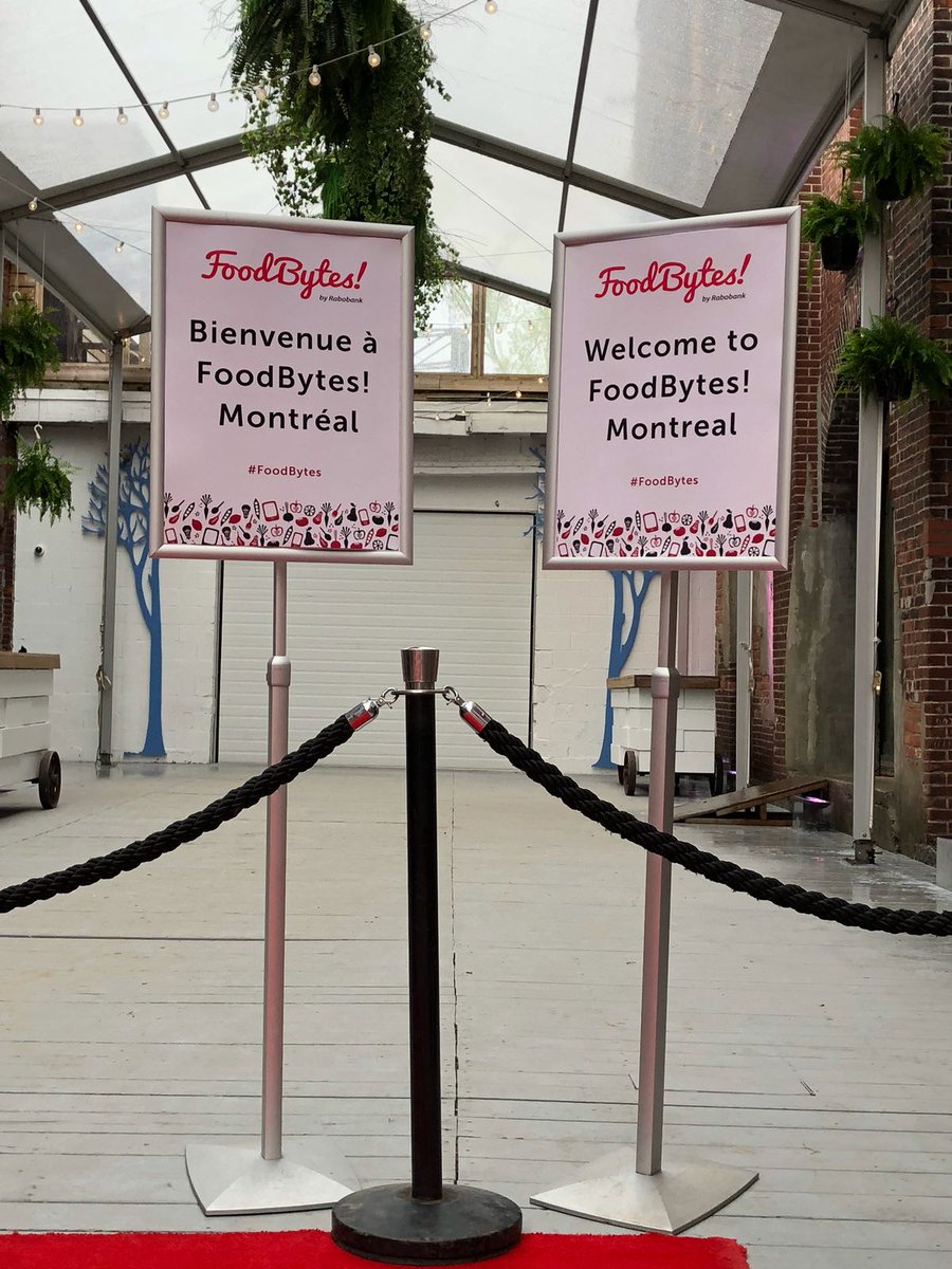 Foodbytes's tweet image. Good morning from #MTLl! 🌅 Our #FoodBytes! #Montreal pitch companies spend today w/ their mentors - experts in funding, branding, legal &amp;amp; more - at @NewCityGas 
Still need a ticket for tomorrow's main event? Grab your 🎟 now: bit.ly/FBMTL18EN #FoodInnovation #FoodStartups