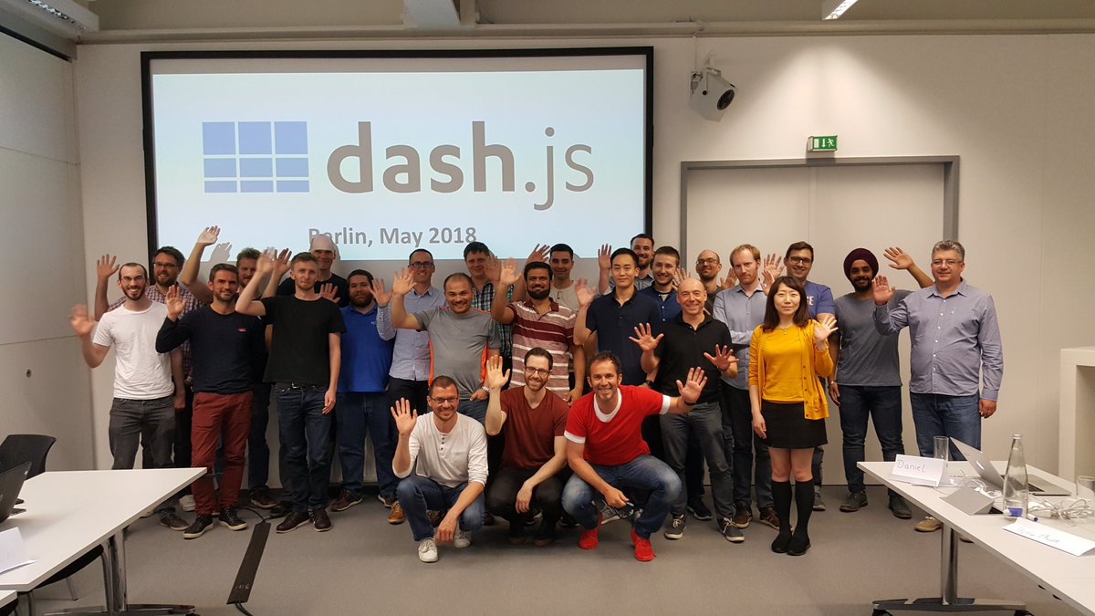 DASH_IF's tweet image. We had a a well-attended, successful and productive dash.js meeting yesterday in Berlin. Thanks to everyone for attending and enjoy another great #FOKUSMWS conference! #DASHjs #DASHforward