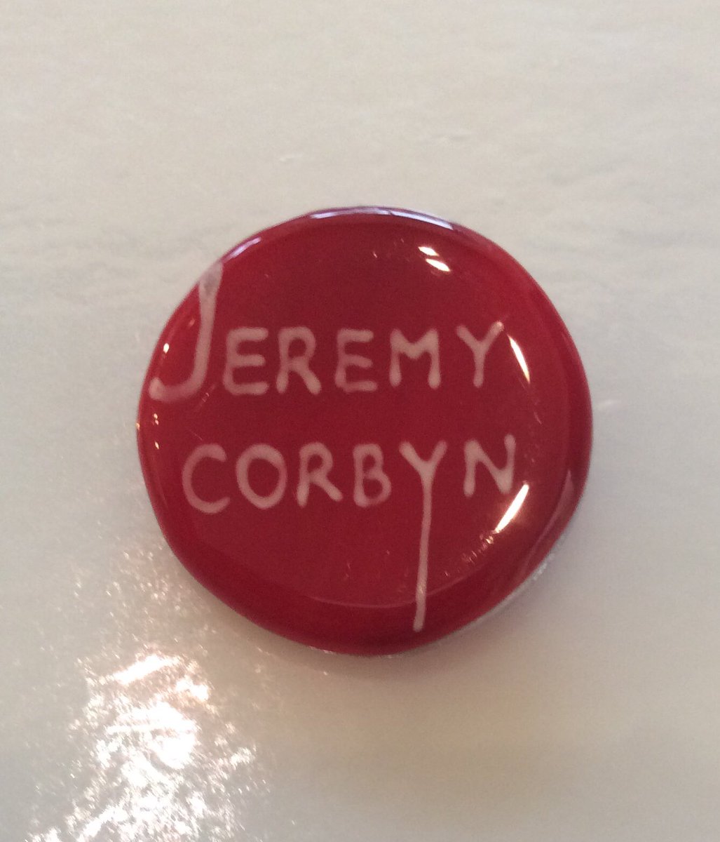 sarahhobbitses's tweet photo. Jeremy Corbyn badges £5 each, £1 from each sale goes to the charity ‘Shelter’. Available from Sarah Bibet Fused Glass (on Facebook) https://t.co/wKcOBI7hJK