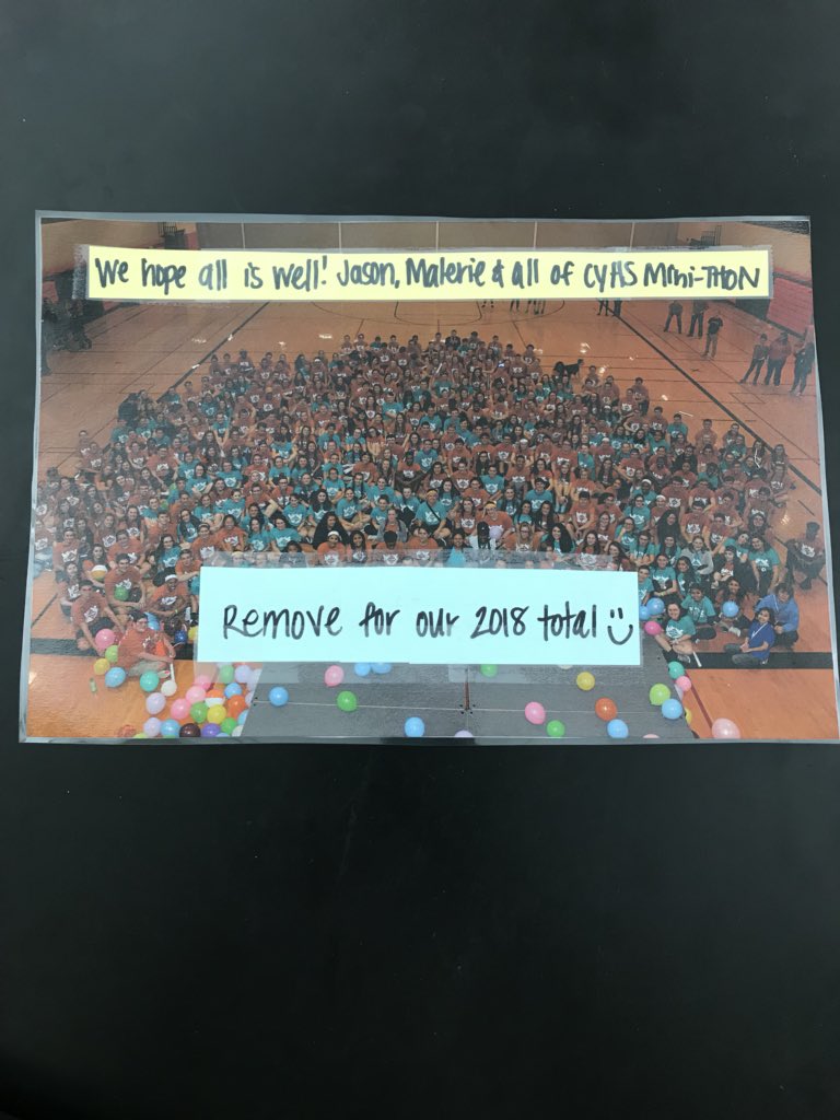When your principal is over seas, you make sure he also gets to experience our total in a fun way by adding this to his care package. Thanks to <a href="/thecurrentcyhs/">The Current</a> for assembling the package!